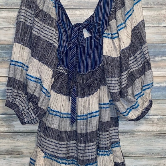 Free people all lined up gray mini dress - Picture 6 of 12